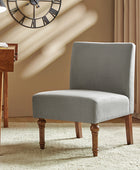 Heinrich Andreas Armless Accent Chair