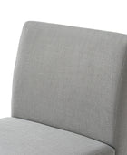 Heinrich Andreas Armless Accent Chair