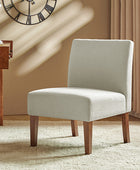 Heinrich Andreas Armless Accent Chair