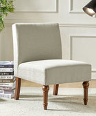 Heinrich Andreas Armless Accent Chair