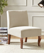 Heinrich Andreas Armless Accent Chair