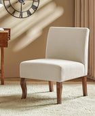 Heinrich Andreas Armless Accent Chair