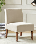 Heinrich Andreas Armless Accent Chair