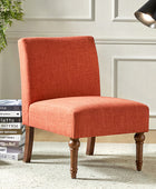 Heinrich Andreas Armless Accent Chair