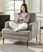 Geoffrey Modern Oversized Armchair with Charging Ports