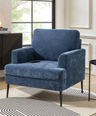 Geoffrey Modern Armchair with Detachable Back Cushion