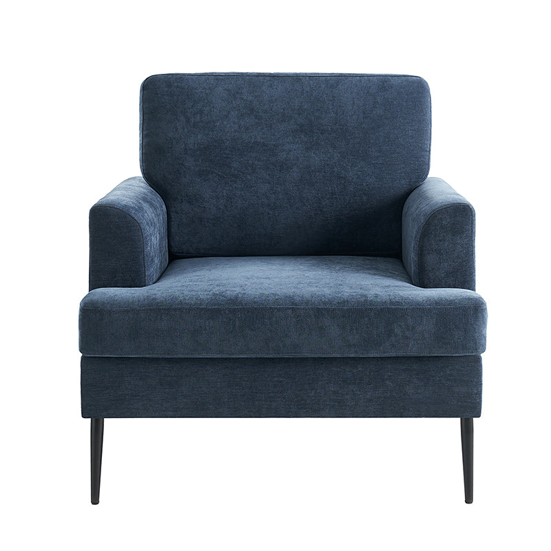 Geoffrey Modern Armchair with Detachable Back Cushion