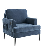 Geoffrey Modern Armchair with Detachable Back Cushion