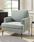 Geoffrey Modern Armchair with Detachable Back Cushion