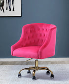 Penelope Velvet Tufted Office Chair