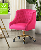 Penelope Velvet Tufted Office Chair