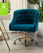 Penelope Velvet Tufted Office Chair