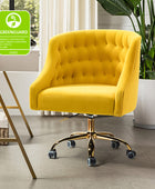 Penelope Velvet Tufted Office Chair