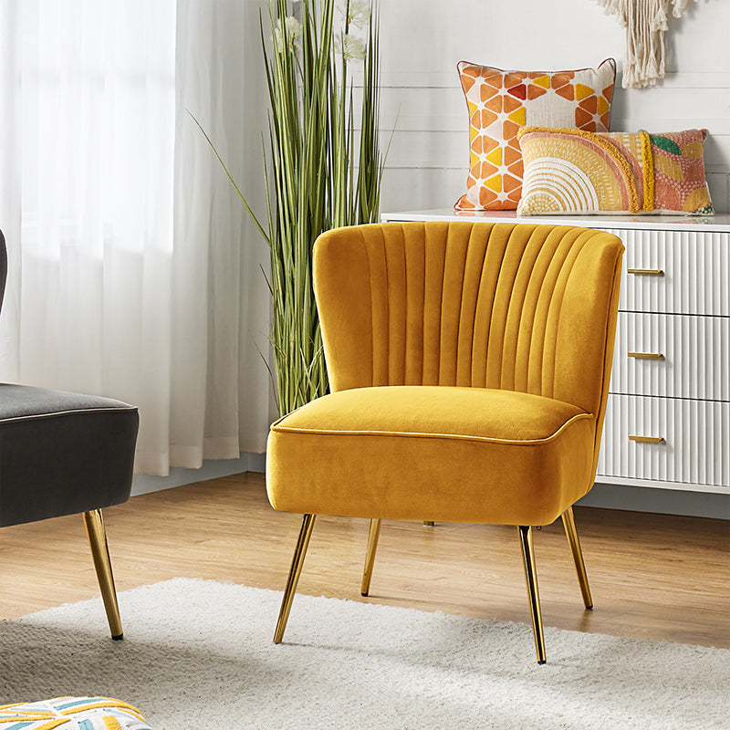 Velvet living room chair online