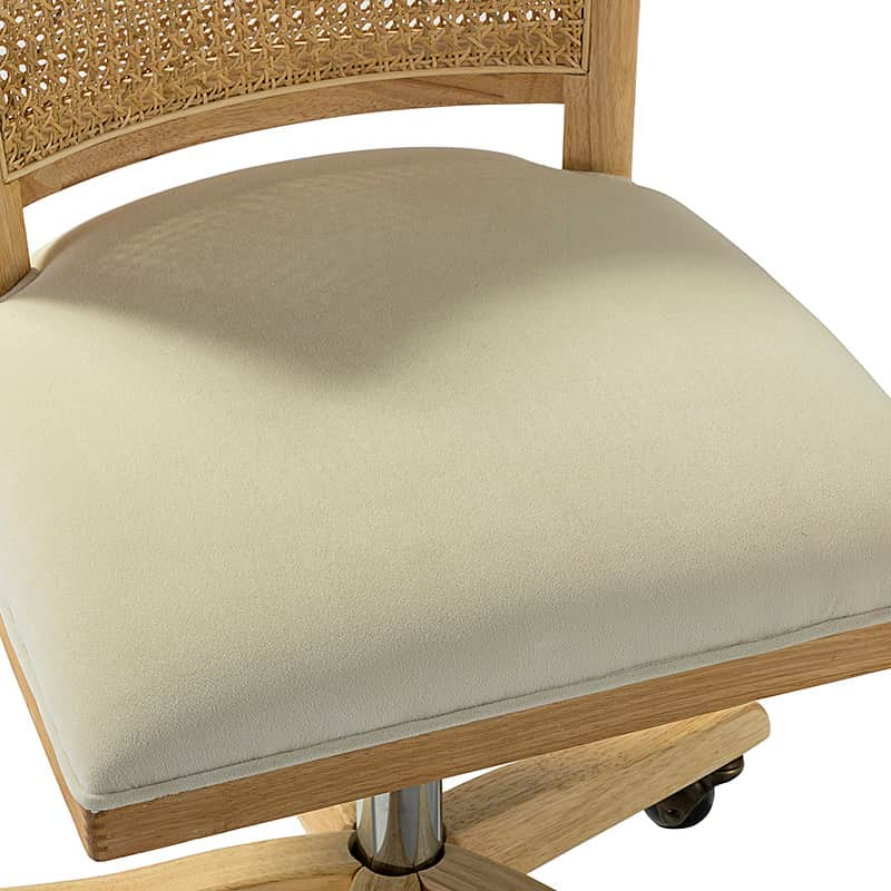 Blanca Cane Task Vanity Table Chair