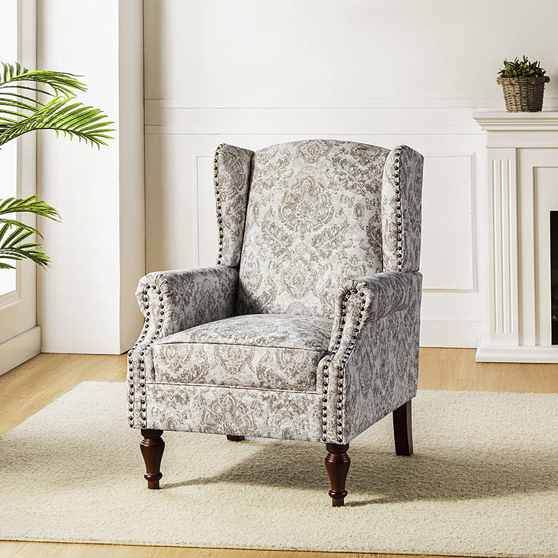 Felix Armchair with Spindle Legs