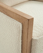 Percy Jess Farmhouse Solid Wood Swivel Chair