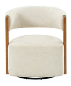 Leander Mid-century Modern Swivel Armchair