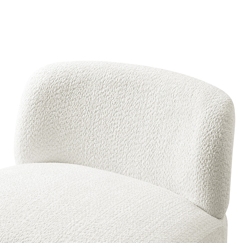 Tess Cozy Accent Chair with  Solid Wood Legs