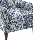 Matteo Upholstered Armchair with Nailhead Trim