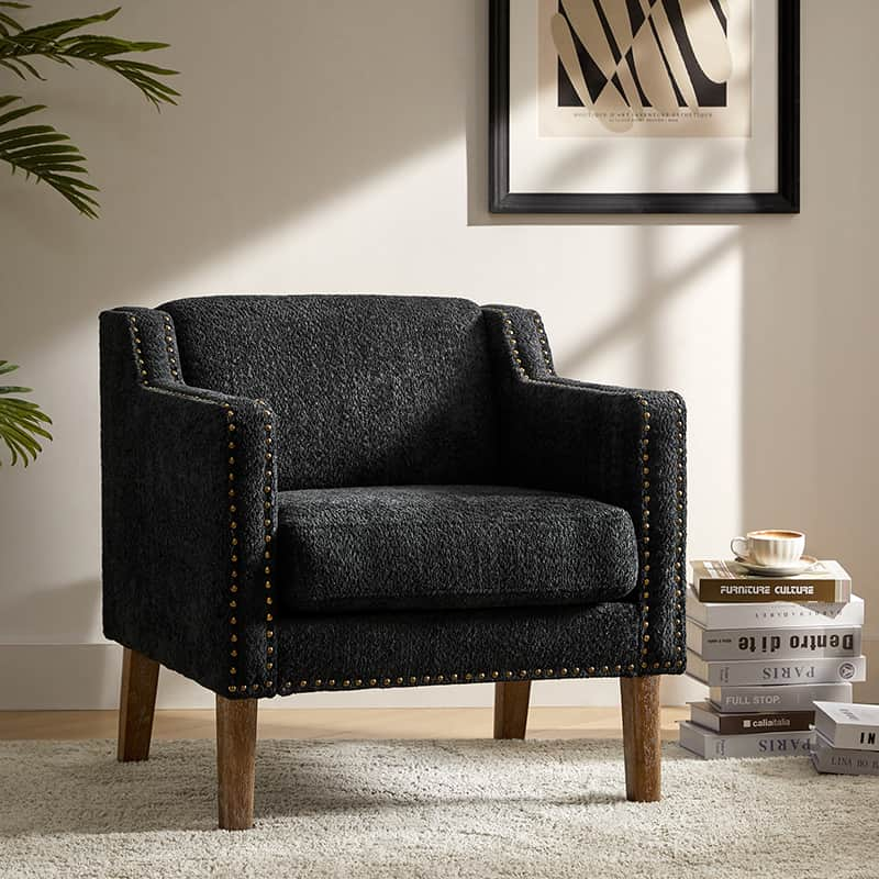 Lisa Solid Wood Frame Armchair