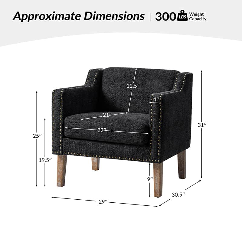 Lisa Solid Wood Frame Armchair