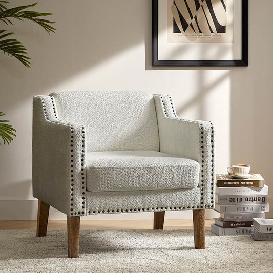 Lisa Solid Wood Frame Armchair