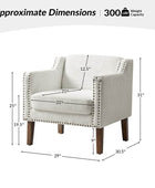 Lisa Solid Wood Frame Armchair