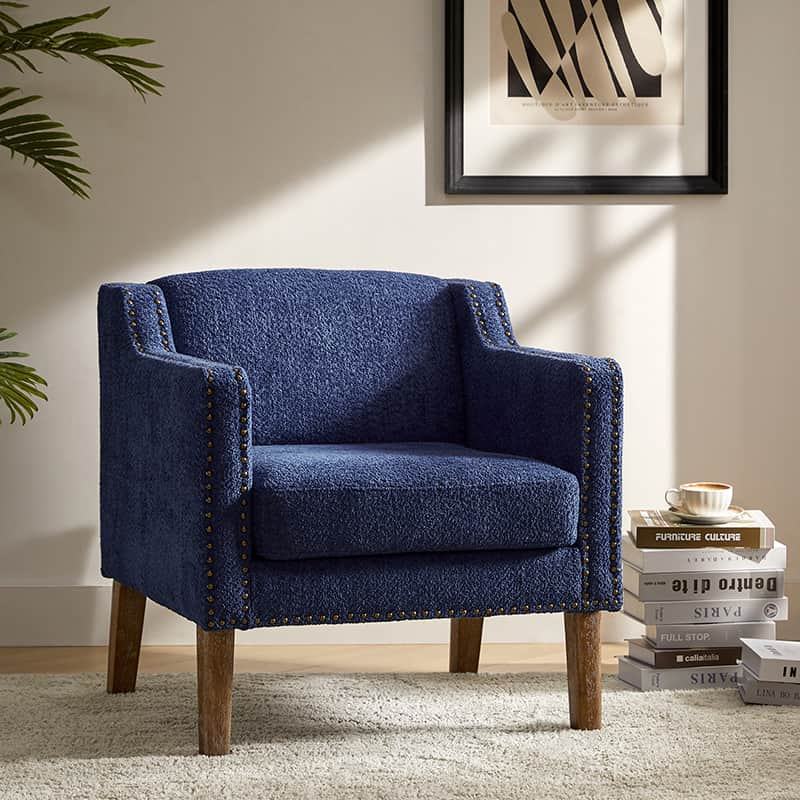 Lisa Solid Wood Frame Armchair