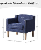 Lisa Solid Wood Frame Armchair