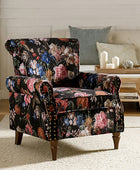 Artemisa Modern Floral Pattern Upholstered Armchair