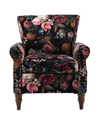 Artemisa Modern Floral Pattern Upholstered Armchair