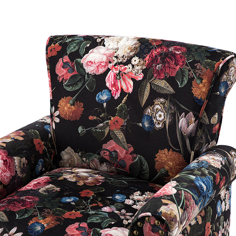 Artemisa Modern Floral Pattern Upholstered Armchair