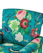 Artemisa Modern Floral Pattern Upholstered Armchair