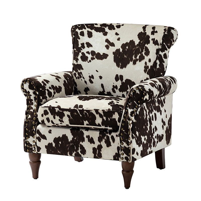 Artemisa Modern Floral Pattern Upholstered Armchair