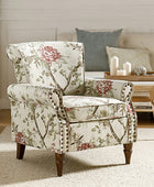 Artemisa Modern Floral Pattern Upholstered Armchair