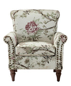 Artemisa Modern Floral Pattern Upholstered Armchair