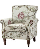 Artemisa Modern Floral Pattern Upholstered Armchair