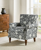 Artemisa Modern Floral Pattern Upholstered Armchair