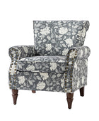 Artemisa Modern Floral Pattern Upholstered Armchair