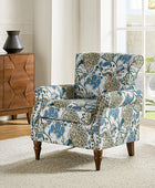 Artemisa Modern Floral Pattern Upholstered Armchair