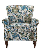 Artemisa Modern Floral Pattern Upholstered Armchair