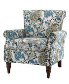 Artemisa Modern Floral Pattern Upholstered Armchair