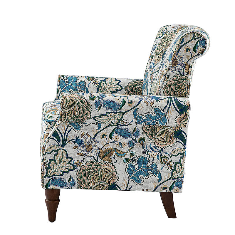 Artemisa Modern Floral Pattern Upholstered Armchair