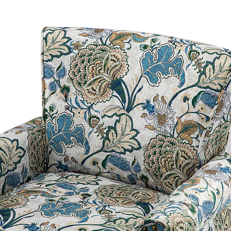 Artemisa Modern Floral Pattern Upholstered Armchair