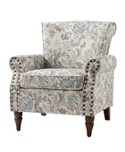 Artemisa Modern Floral Pattern Upholstered Armchair