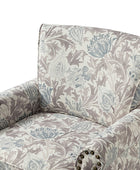 Artemisa Modern Floral Pattern Upholstered Armchair