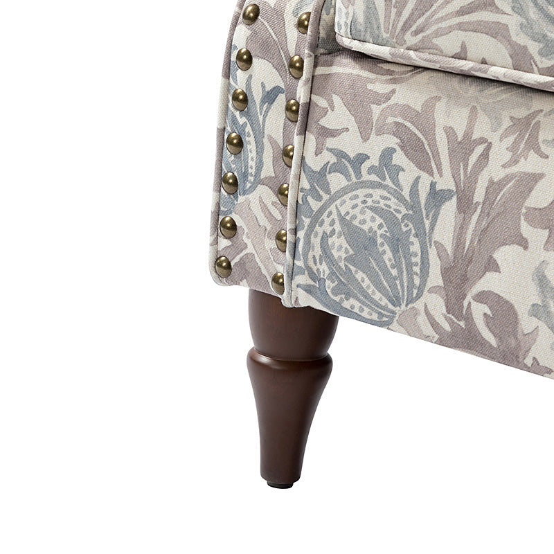 Artemisa Modern Floral Pattern Upholstered Armchair