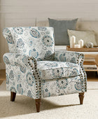 Artemisa Modern Floral Pattern Upholstered Armchair