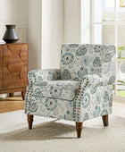 Artemisa Modern Floral Pattern Upholstered Armchair